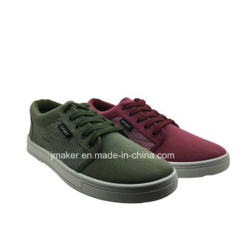 China Fábrica Men Casual Canvas Walking Footwear (J2611-M)